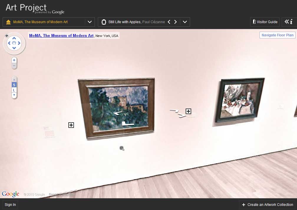 cezannes in MOMA via google art project