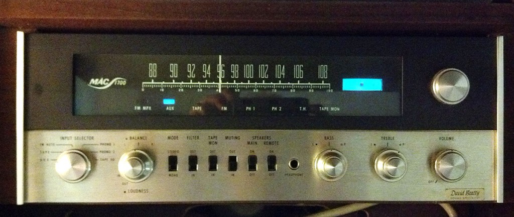 McIntosh Mac 1700 Receiver Preamp with Tubes