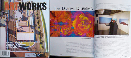 the digital dilemma article by Max Eternity  frame from Generative Flowers III
