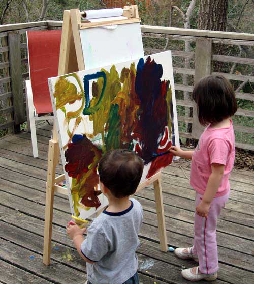 kids painting