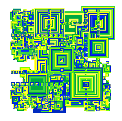 hilbert curve generative art 2007