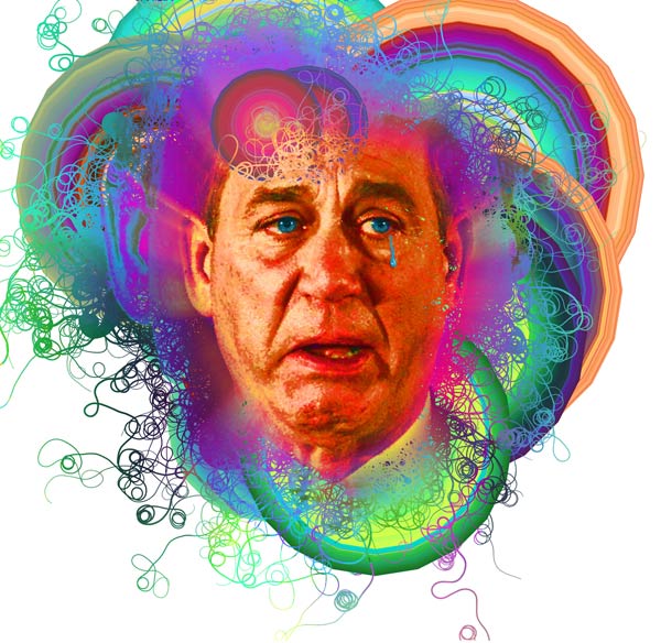 Sad John Boehner Illustration/Portrait 2011